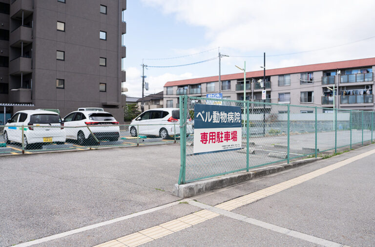 駐車場変更の場所が変わります